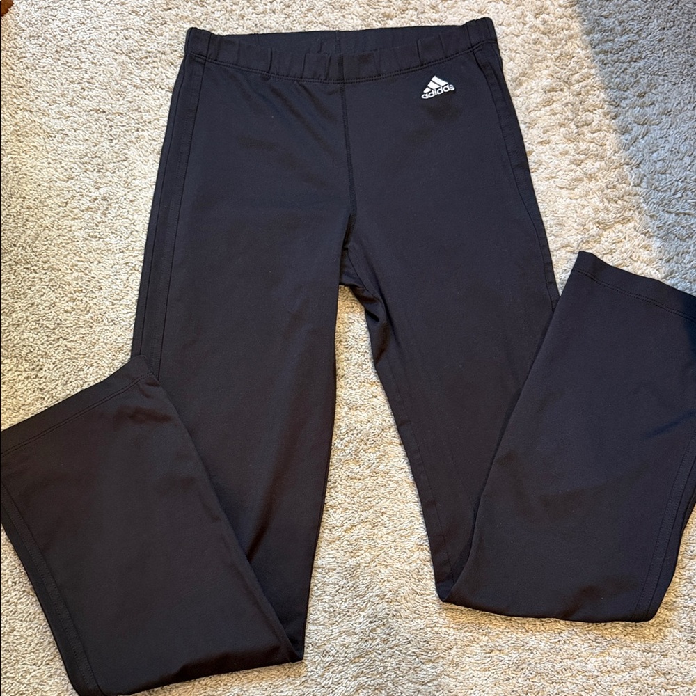 adidas Women’s Black Performance Leggings with Logo